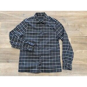 Lululemon Masons Peak Mens S Plaid Button Up Long Sleeve Casual Flannel Shirt